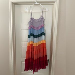 Tiered Rainbow Colored Dress - Small - bought from Judith March